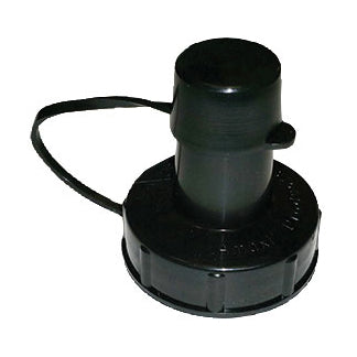GPI Black Plastic Pourer with Lid