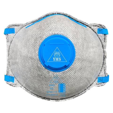 YHS DM3 Cup Shape Disposable Mask - Valved P2CV