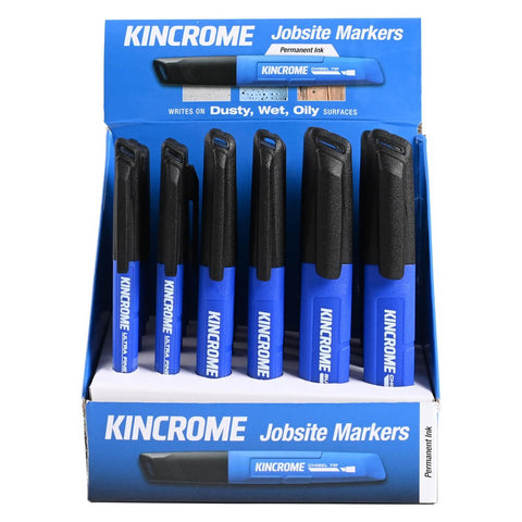 Kincrome Permanent Marker 20 Piece Black Counter Merchandiser