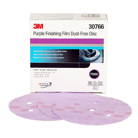 3M Hookit Purple Finishing Film Disc - 7H - 150mm - 2000g