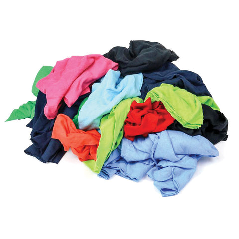 Mixed Coloured Toweling Rags