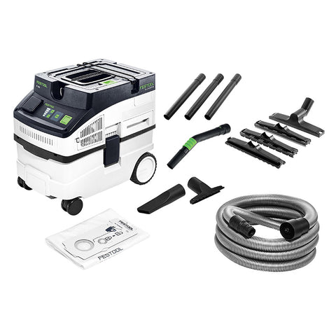 Includes cleaning set, suction hose + more