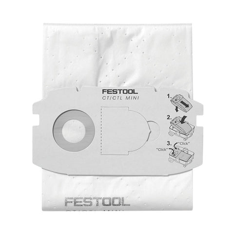 Festool CT MIDI / MIDI-2 Replacement Filter Bags