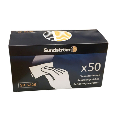Sundstrom SR 5226 Cleaning Tissues - 50 Pack