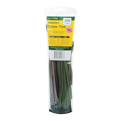 Military Colour Cable Ties