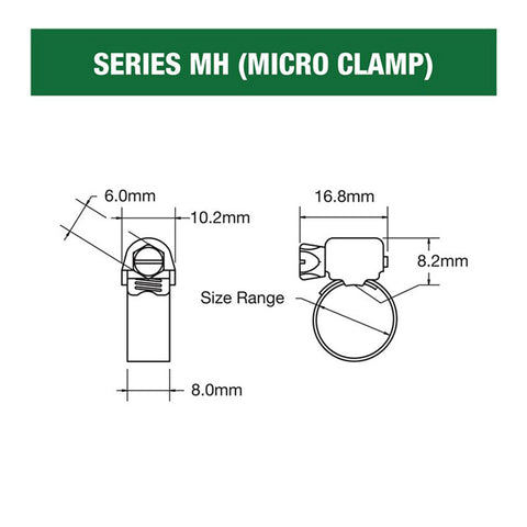 Tridon Micro Hose Clamp Diagram
