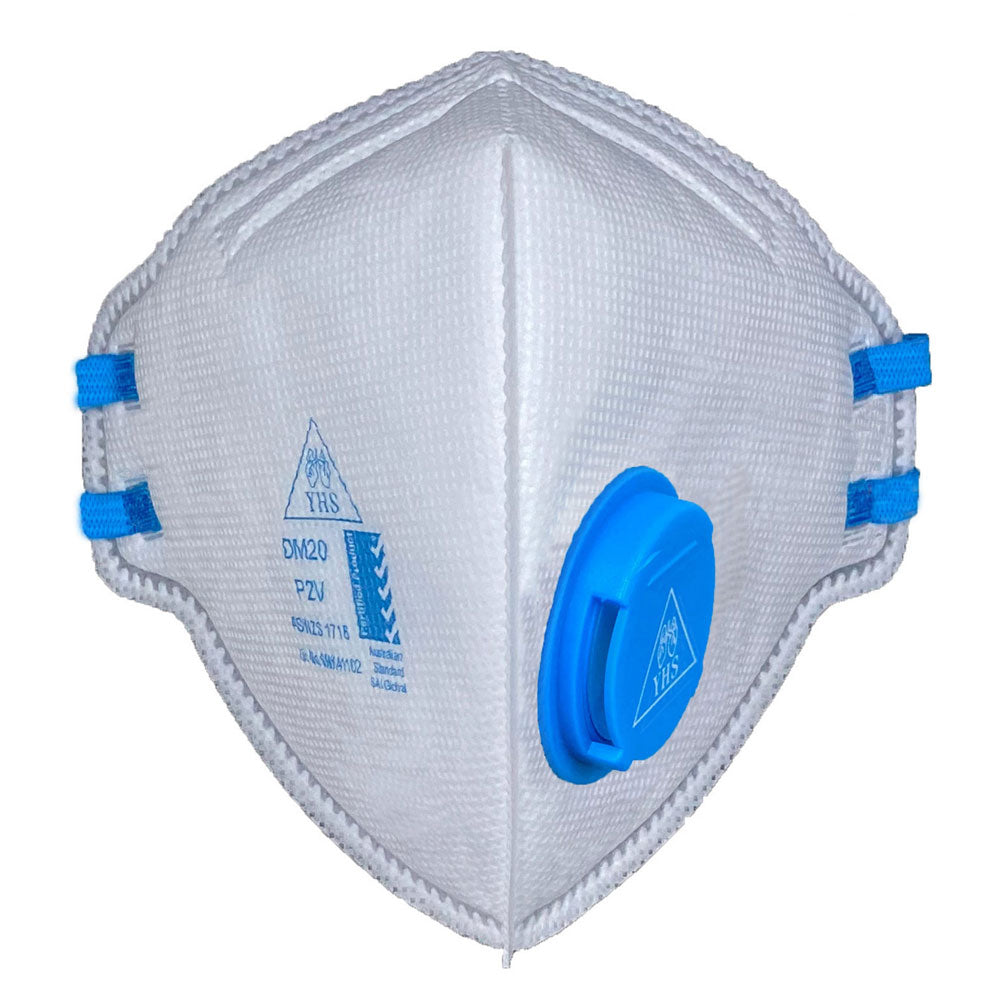 DM20 Vertical Fold Disposable Mask - Valved P2– BC Coatings