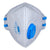 YHS DM20 Vertical Fold Disposable Mask - Valved P2